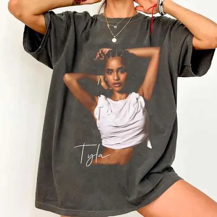 Tyla Shirt Tyla Merch T-shirt d'été ample et respirant pour hommes et femmes