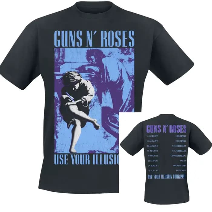 T-Shirt Guns N' Roses pour hommes et femmes