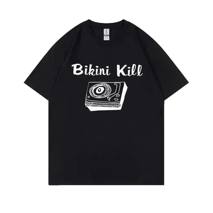 Bikini Kill Leave The World Behind T-shirt Punk Rock pour femme