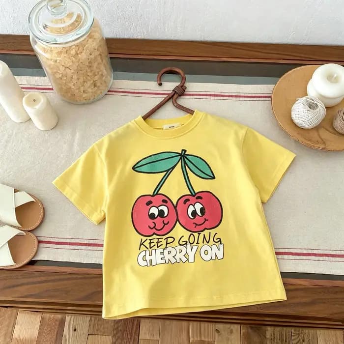 T-shirt imprimé motif fruits pour enfants