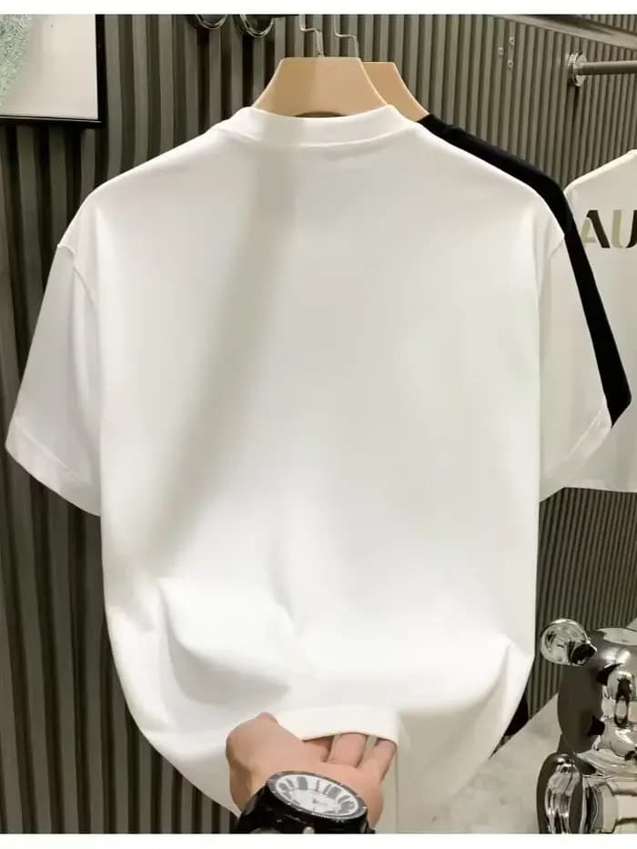 T-shirt d'été pour homme à col rond