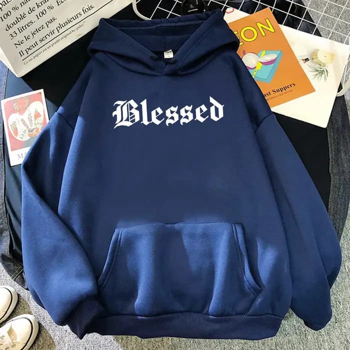 Bénie créativité sweat à capuche imprimé femmes Style de rue Hip Hop