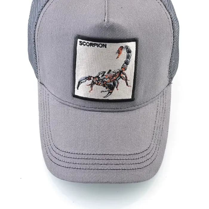 Casquette de camionneur Streetwear avec Patch Scorpion