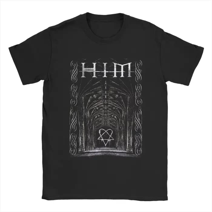Harajuku T-Shirt Ville Valo Arch Him bande coton T-Shirts mode T-Shirt pour homme été esthétique imp