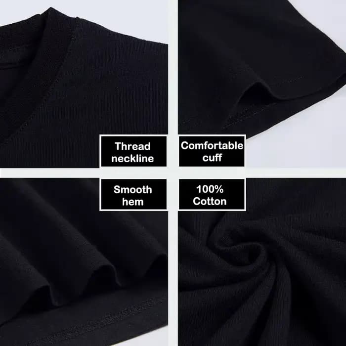 T-shirt à manches courtes en coton pour hommes et femmes