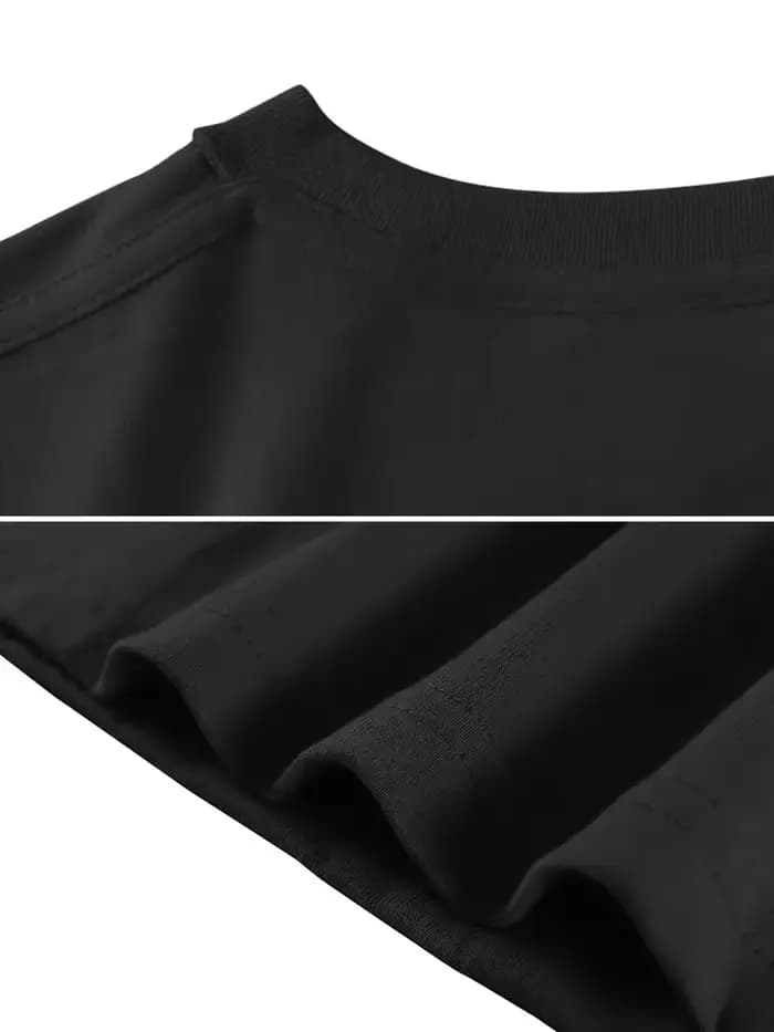 T-shirt graphique à motif de personnage d'anime Cowboy Bebop, rétro, surdimensionné, en coton, décontracté, à manches courtes, unisexe, streetwear