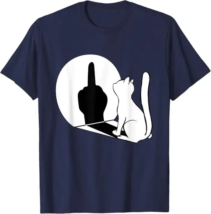 T-shirt en coton pour homme à manches courtes et col rond