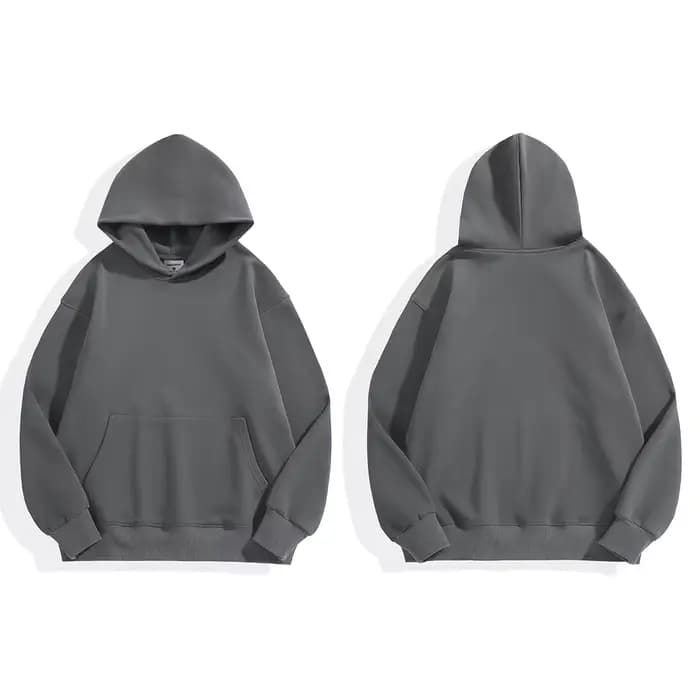 16.9oz 480gsm coton lourd Plus velours pull à capuche hommes épaissi serré polaire