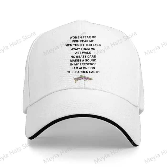 Casquette de baseball unisexe Want Me Fish