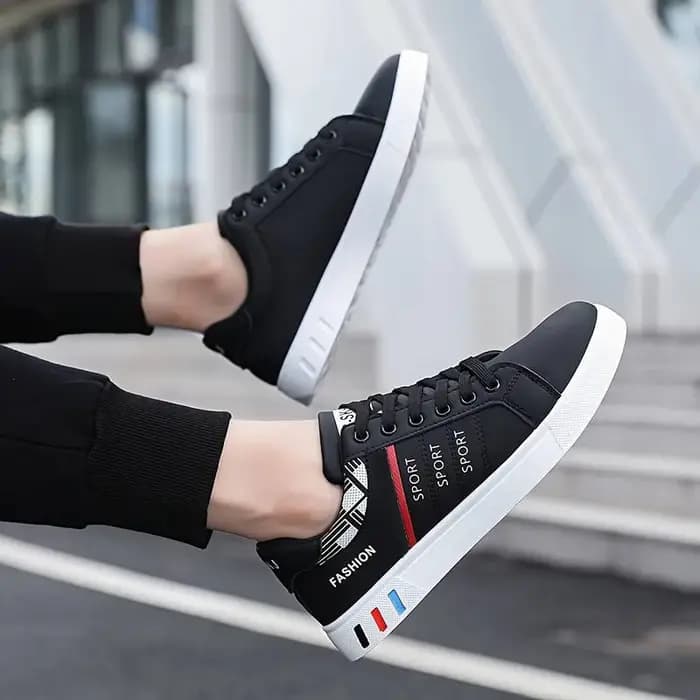 Baskets basses de skate pour hommes - Tige synthétique respirante