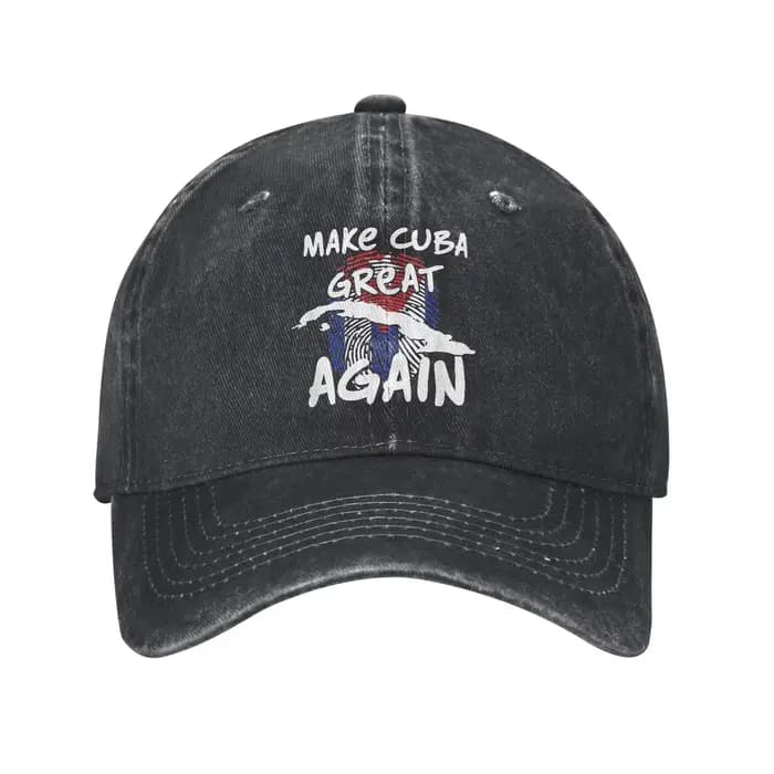 Casquette de baseball 'Make Cuba Great Again' pour femmes et hommes