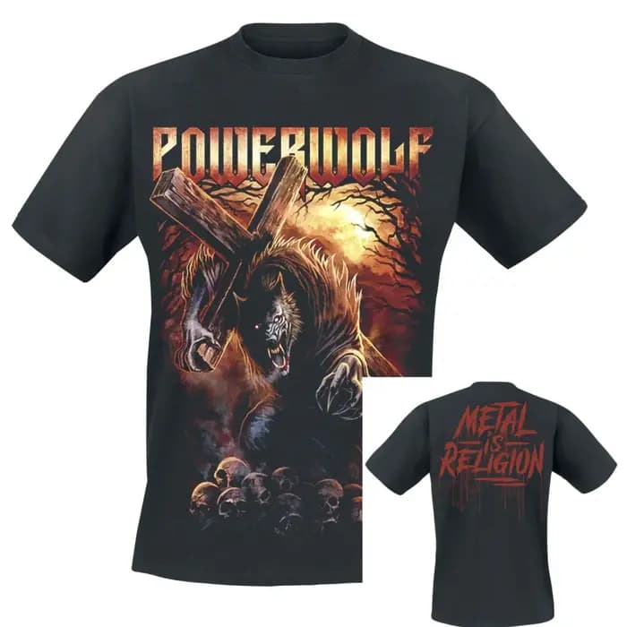 T-Shirt Warrior Powerwolf pour hommes et femmes