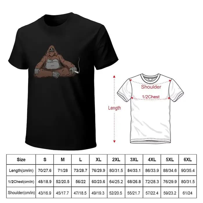 T-shirt graphique Sassy the Sasquatch pour hommes