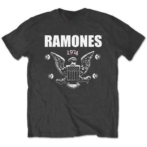 T-Shirt blanc classique du groupe Ramones