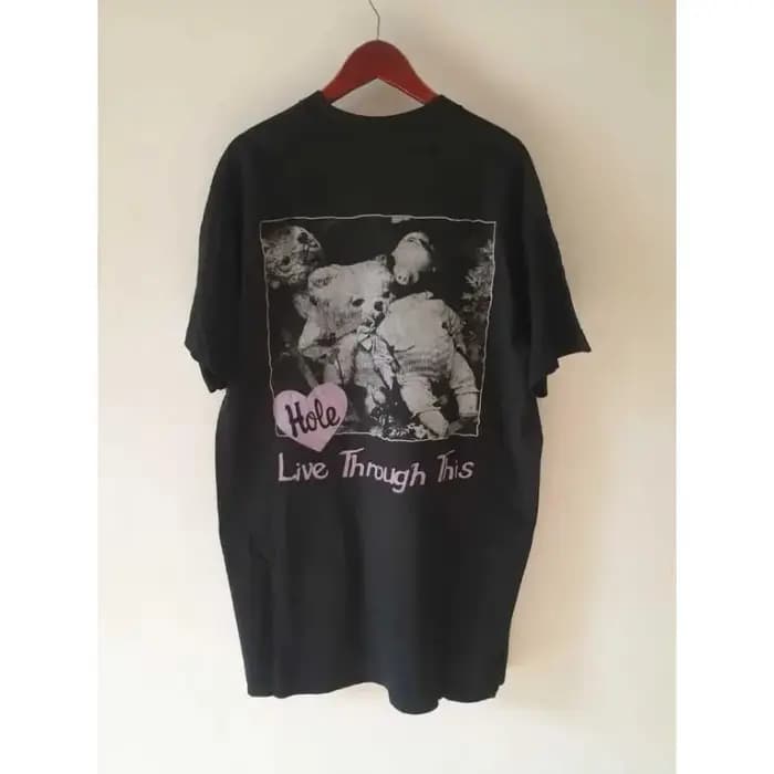 T-shirt Hole Band, T-shirt unisexe en pur coton