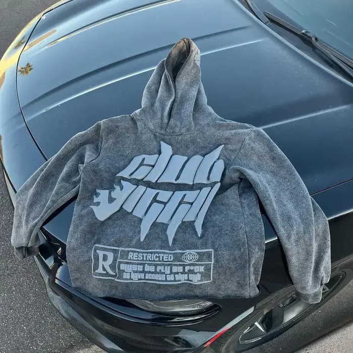 Sweat à capuche imprimé lettre graphique pour hommes et femmes