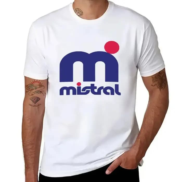Hommes femmes Mistral surf T-shirt été coton T-shirt surdimensionné noir à manches courtes T-shirt marque impression T-shirt haut vêtements Homme