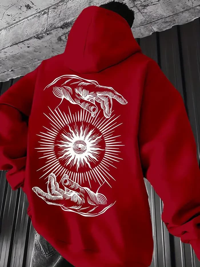 Sweat-shirt à capuche personnalisé à thème sombre pour hommes, streetwear tendance, style hip-hop, h