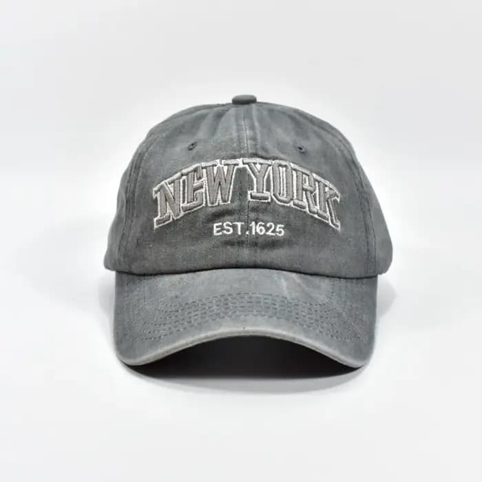Casquette de Baseball en coton New York, lavable et réglable, casquette de Sport en langue de canard