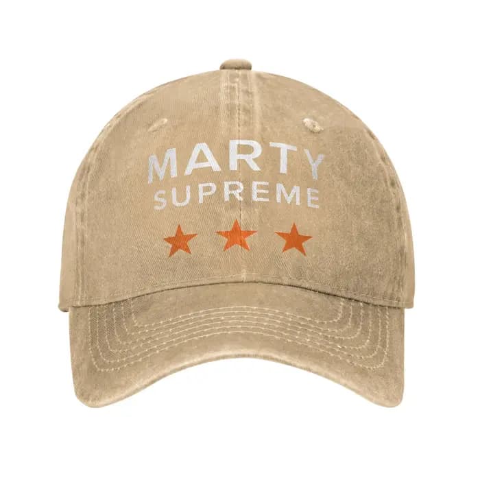 Casquette imprimée Marty Supreme pour hommes et femmes