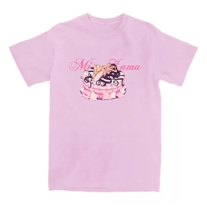 Paloma Mami T-shirt à manches courtes été coton t-shirts mode chanteur impression graphique