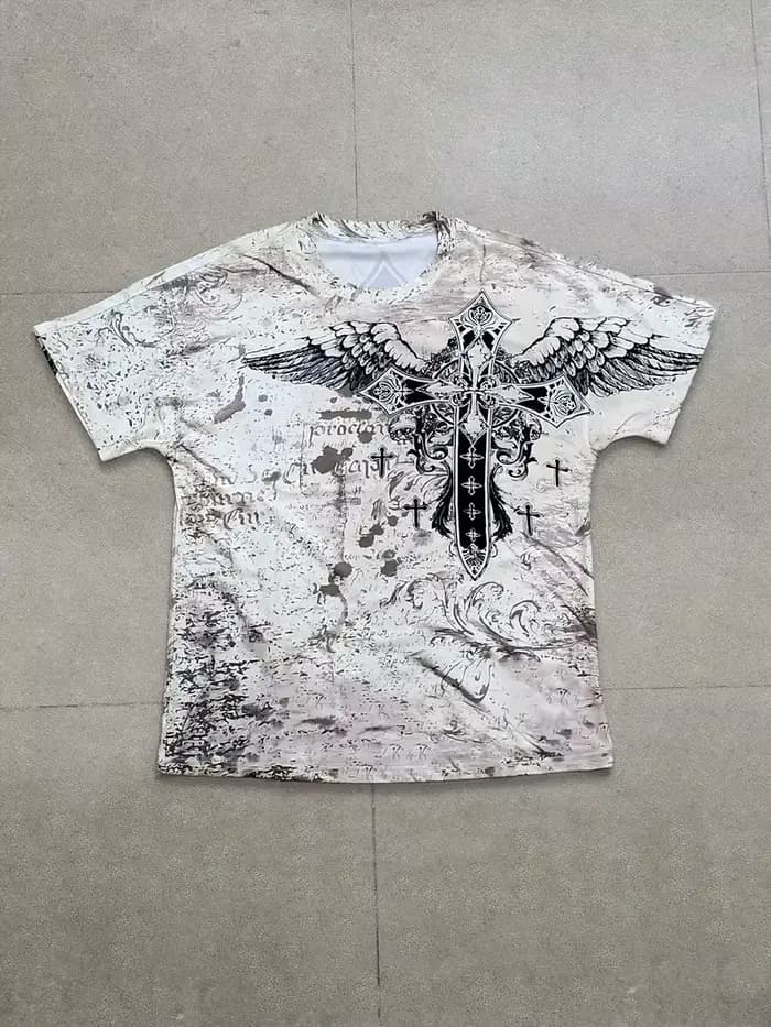 Le nouveau T-shirt pour hommes pour l'été 2025 comprend une mode de rue