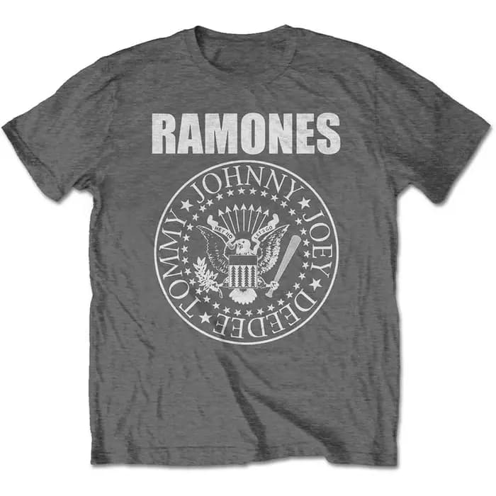 T-Shirt blanc classique du groupe Ramones