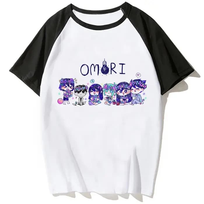 Omori t-shirts femmes japonais été t-shirt fille bande dessinée vêtements