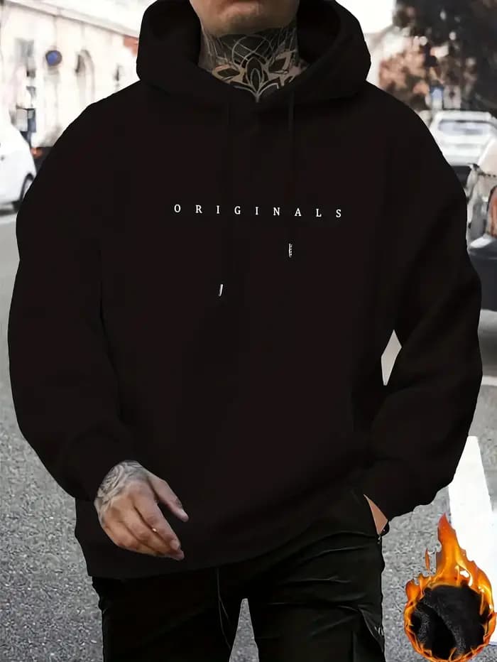 Sweat-shirt à capuche décontracté pour homme