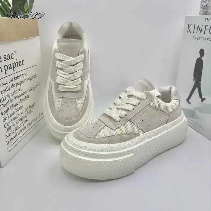 Encounaker-Chaussures de dehors à Plateforme Plate en Cuir NuSO k pour Homme