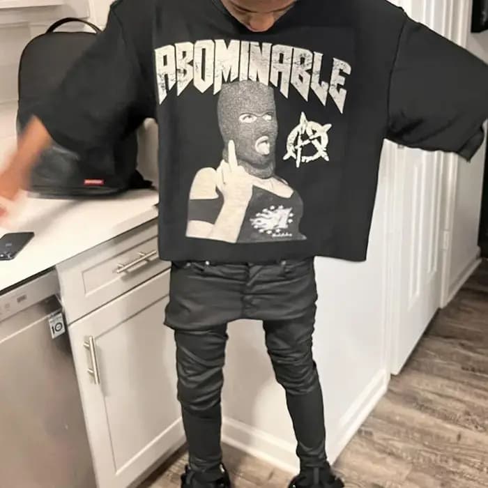 2025 été américain High Street rétro gravé imprimé coton à manches courtes T-shirt hommes gothique Harajuku mode Top