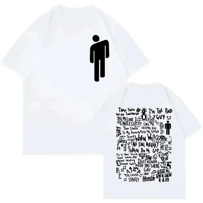 T-shirt en coton Billie Eilish pour homme