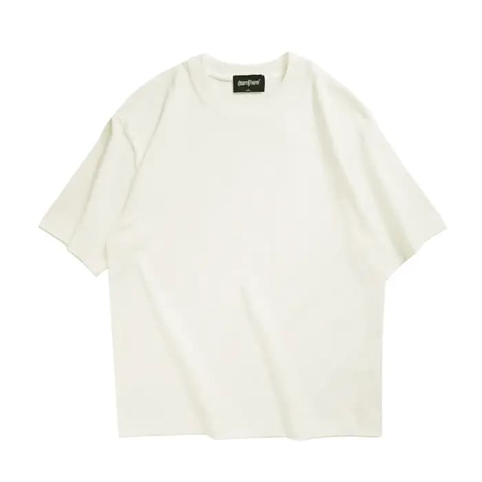 WAVLATII-T-shirt Respiré pour Homme et Femme, Streetwear Décontracté, Blanc, Noir, Basique, Été, Y-f