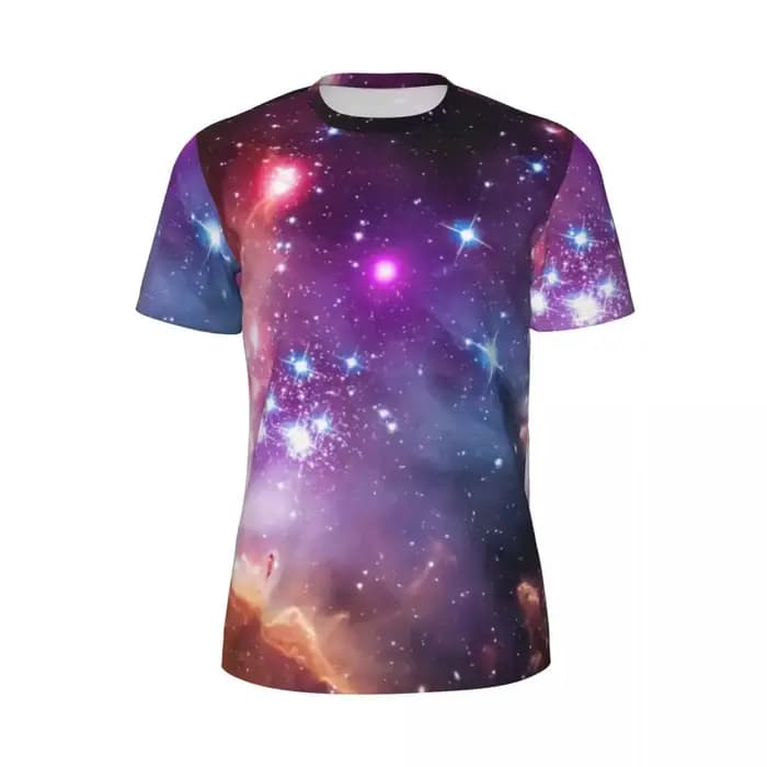 Galaxie Gym t-shirt été espace extérieur à la mode Vintage T-Shirts Harajuku