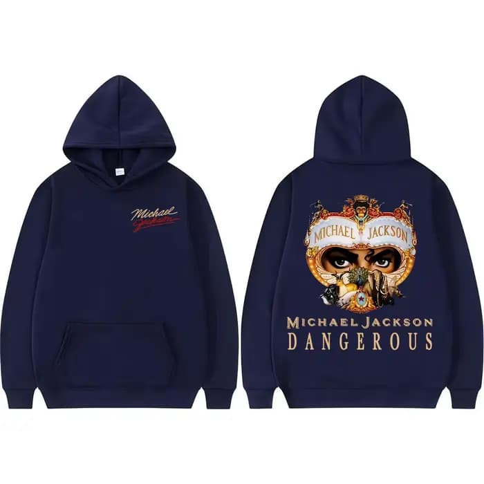 Sweat-shirts à capuche King of Pop Michael Jackson Dangerous Merch pour hommes et femmes