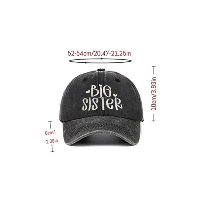Casquettes de baseball ajustables en coton lavé style vintage pour frères et sœurs