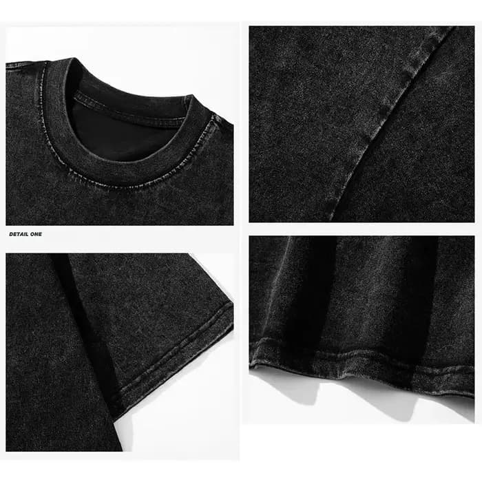 2025 Vintage lavé T-Shirts rue Hip Hop rétro Punk t-shirt femmes Harajuku décontracté coton à manches courtes lavage à