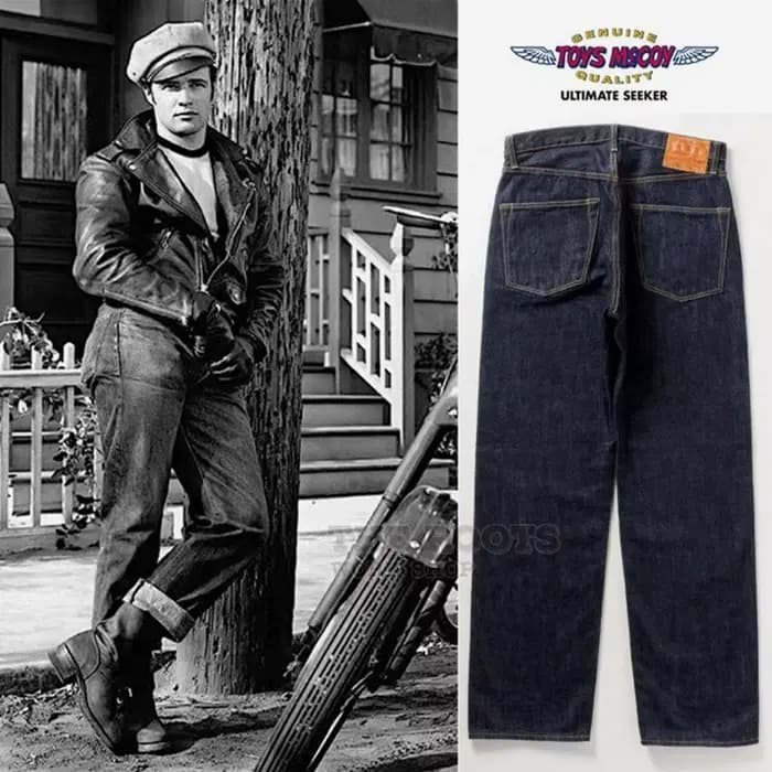 TOYS McCOY Limited 675XX Biker INDIGO Jeans