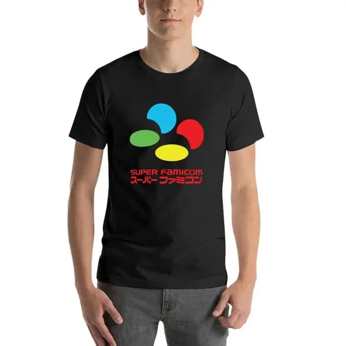 T-shirt homme blanc, surdimensionné, vintage, super no.icom