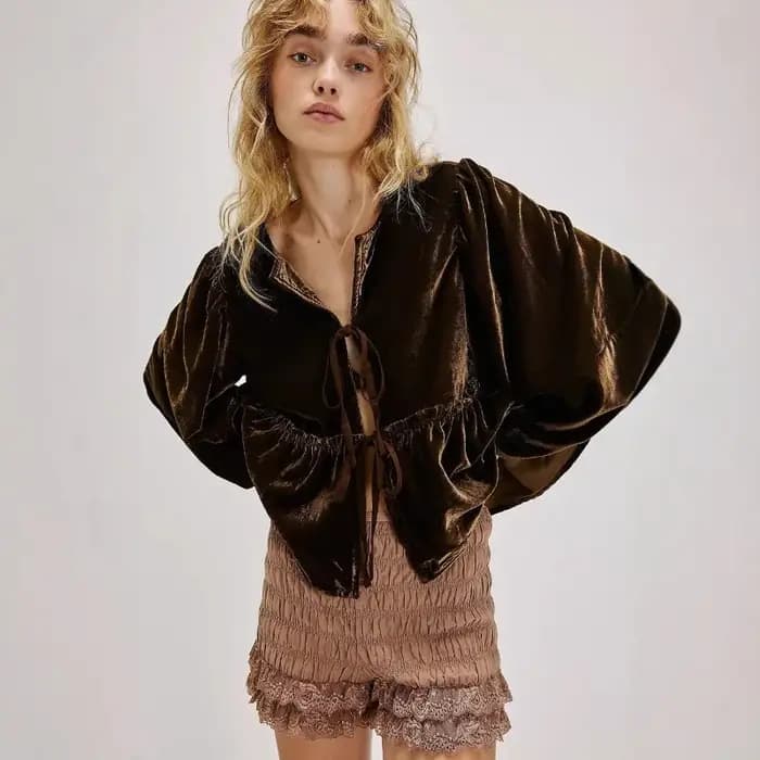Vêtements pour femmes offre spéciale chemise en velours magasin indépendant nouveau Style dames doux décontracté