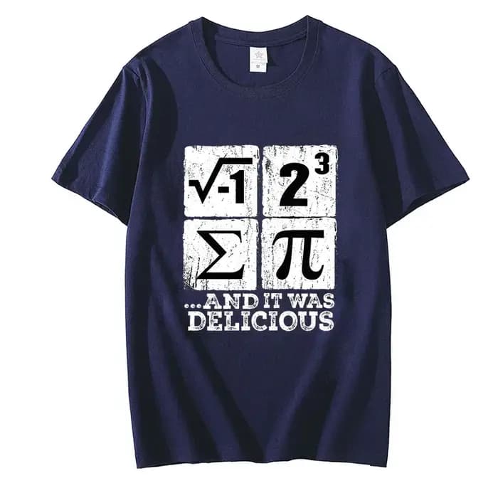 Hommes T-shirts été j'ai mangé certains Pi Design t-shirt drôle j'ai