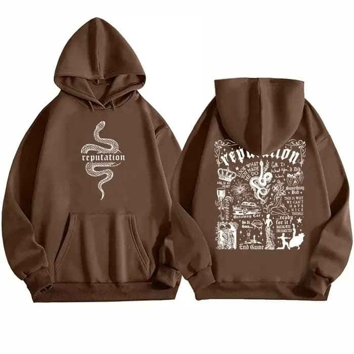 Dernière tendance Code Taylor réputation mode sweat à capuche