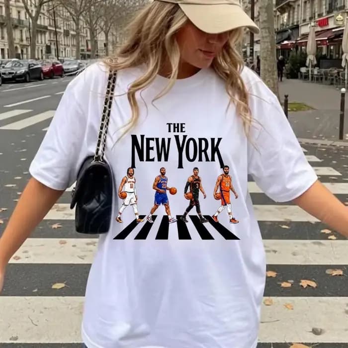 T-shirt de basketball New York Knicks – Cadeau pour les fans – Collection été 2026 – Vêtements de sport décontractés en coton pour hommes et femmes – Style Y2K