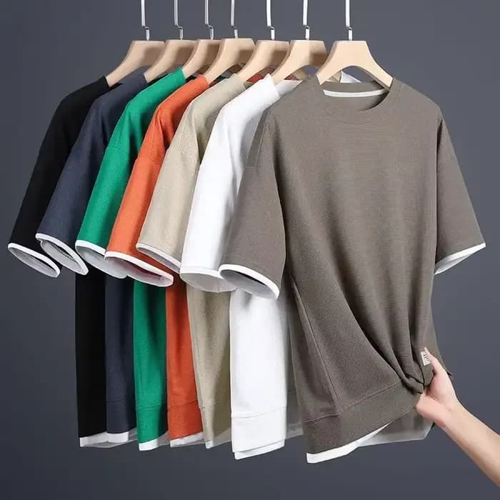 T-shirt ample à manches courtes pour homme
