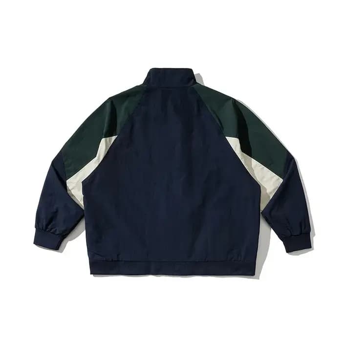 Veste de sport vintage streetwear japonaise à col montant pour homme et femme