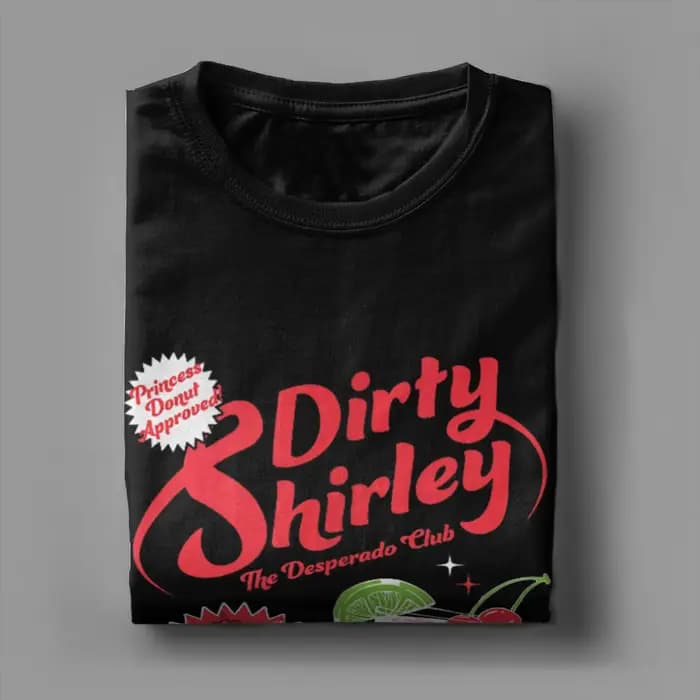 DCC Dirty Shirley Desperado Club Ad with Princess Donut T-shirt en coton pour hommes
