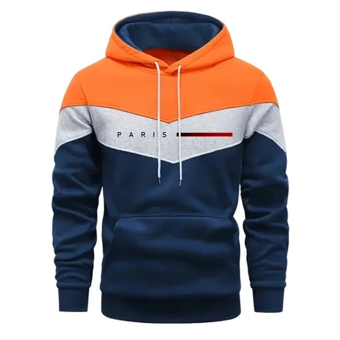 Sweat-shirt tricolore pour hommes