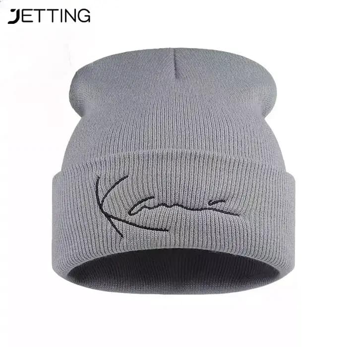 Karl Kani – chapeau tricoté avec lettres rétro brodées pour hommes et femmes