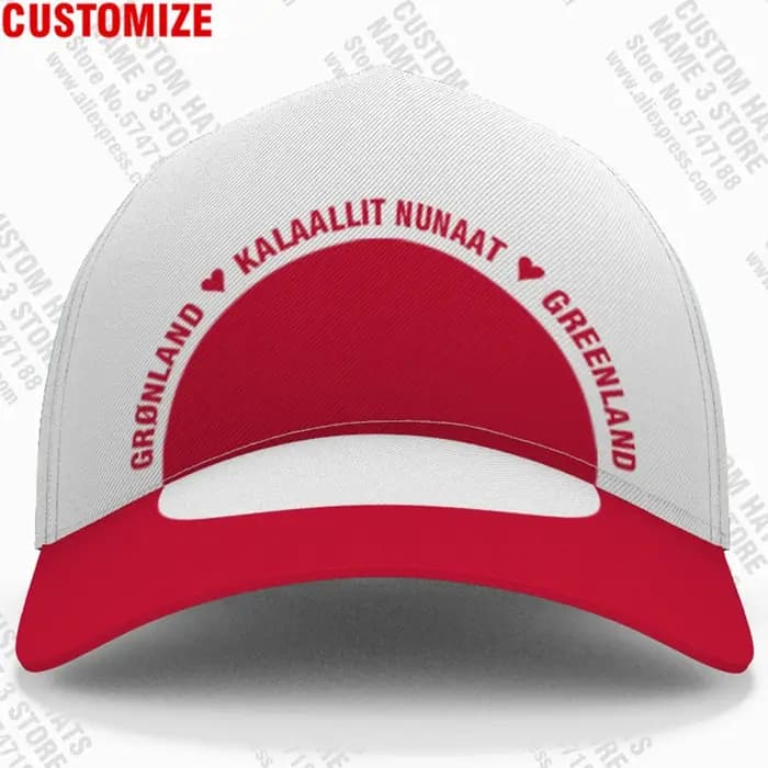 Casquettes de Baseball danois personnalisées en 3d