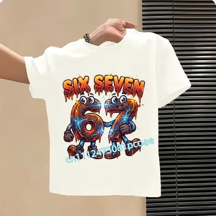 T-shirt Meme 67 pour enfants